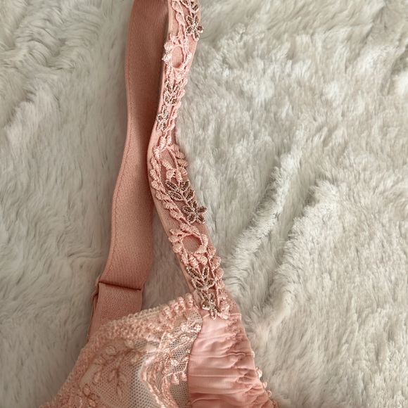 Louis Braco Paris 36E Unlined Wire Pink Bra - Picture 6 of 10